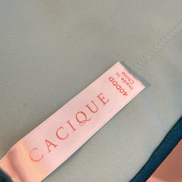 Cacique Women's Full Coverage Lightly Lined Back Smoother Bra Size 40DDD - Picture 11 of 12